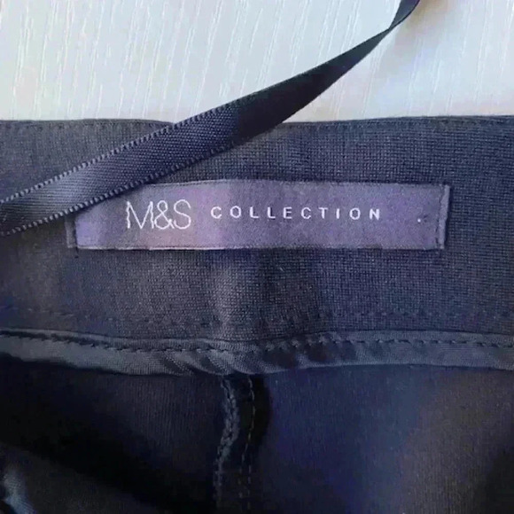 Mark & Spencer Women Dress Pants Black Size EU 36 (USA 6) - Picture 3 of 11